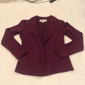 Super soft cotton blazer